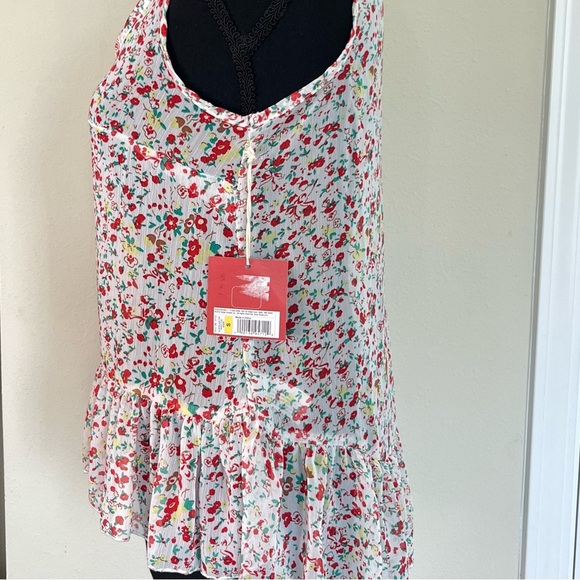 Mossimo Floral Print Flowy Tank - Picture 7 of 12